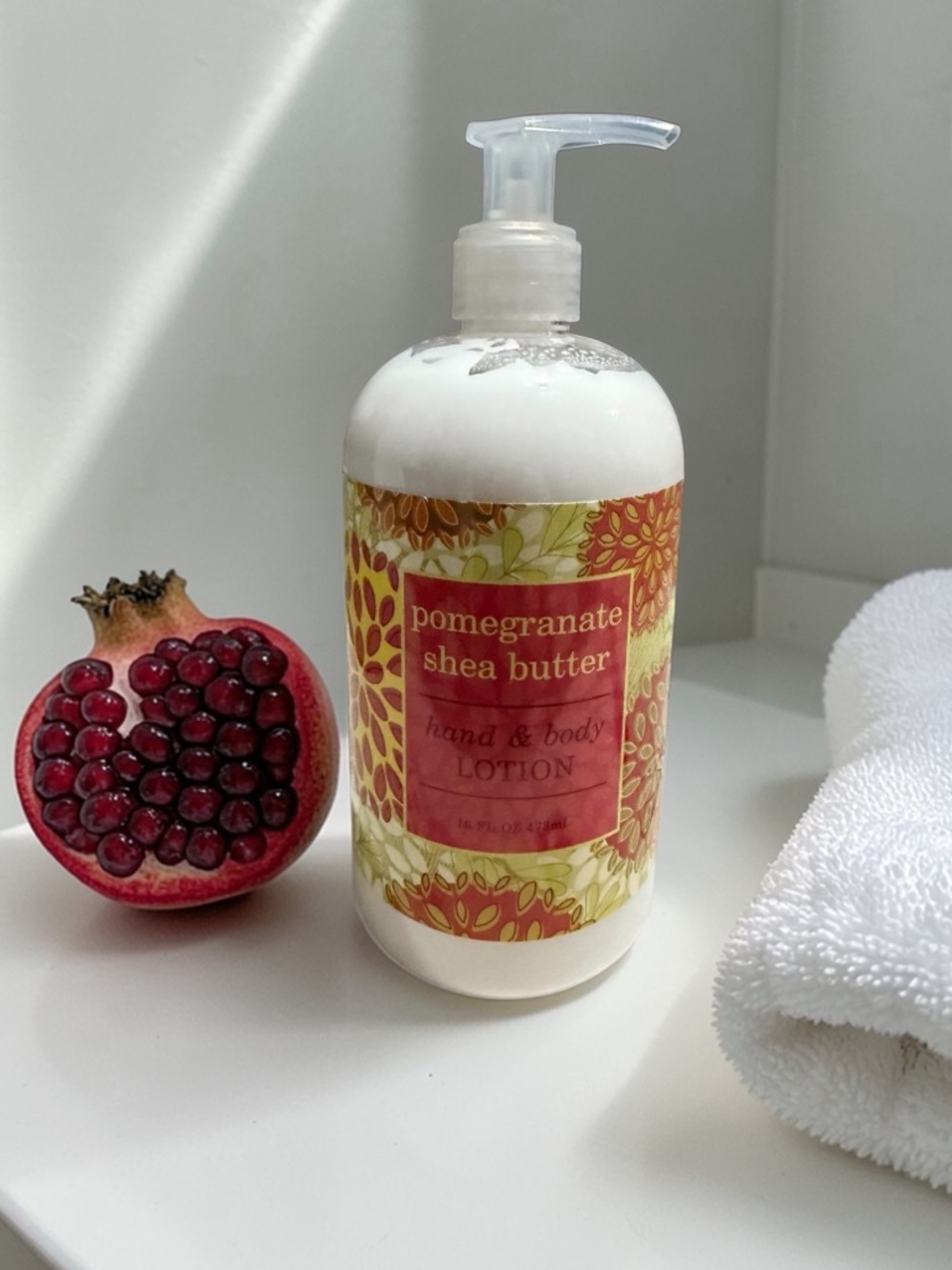 Pomegranate Shea Butter Hand & Body Lotion - Greenwich Bay Trading Co. 16oz